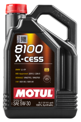 Олива моторна 8100 X-cess 5W-30 5л 8100 X-CESS 5W-30 4X5L MOTUL (108946) Motul фото 2