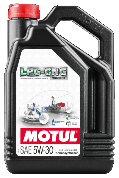 Олива моторна LPG-CNG 5W-30 4л LPG-CNG 5W-30 4X4L MOTUL (110665) Motul фото 2