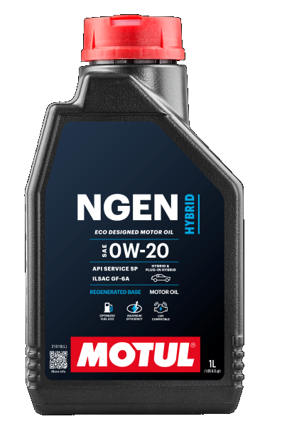 Олива моторна NGEN Hybrid 0W-20 1л NGEN HYBRID 0W-20 12X1L MOTUL (111898) Motul фото 2