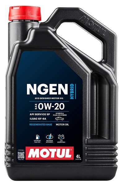 Олива моторна NGEN Hybrid 0W-20 4л NGEN HYBRID 0W-20 4X4L MOTUL (111902) Motul фото 2