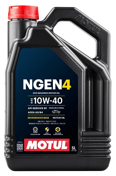 Олива моторна NGEN 4 10W-40 5л NGEN 4 10W-40 4X5L MOTUL (113059) Motul фото 2