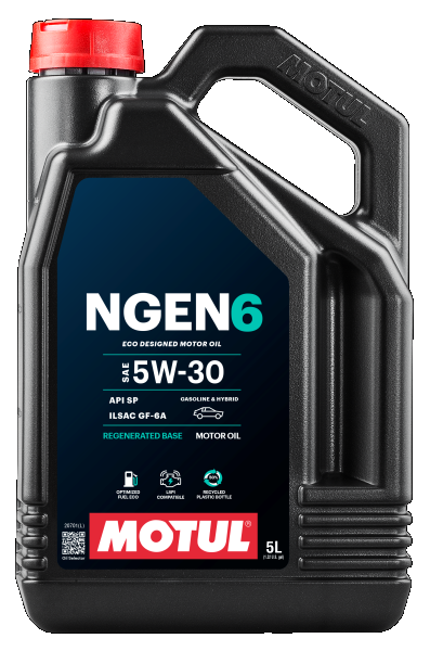 Олива моторна NGEN 6 5W-30 5л NGEN 6 5W-30 4X5L MOTUL (113112) Motul фото 2