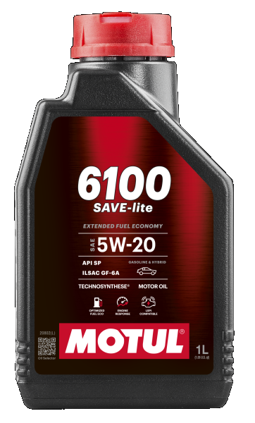 Олива моторна 6100 Save-lite 5W-20 1л 6100 SAVE-LITE 5W-20 12X1L MOTUL (113137) Motul фото 2