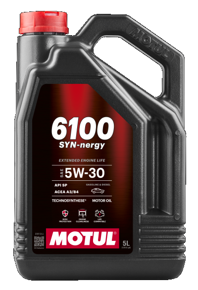 Олива моторна 6100 Syn-nergy 5W-30 5л 6100 SYN-NERGY 5W-30 4X5L MOTUL (113145) Motul фото 2