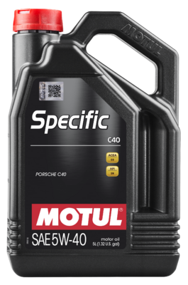 Олива моторна Specific C40 5W-40 5л SPECIFIC C40 SAE 5W40 4X5L MOTUL (113943) Motul фото 2
