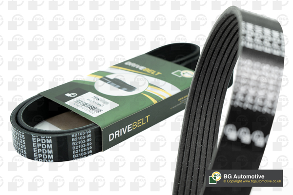 Ремінь поліклиновий VOLVO V50 (545) 1.6 D/2003.12 - 2012.12 BGA (7PK1035) BGA фото 2