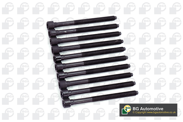 Комплект болтів з головкою системи TORX з чорного металу VOLKSWAGEN EOS 2006-2009, GOLF 2005-2006, GOLF PLUS 2005-20 BGA (BK3385) BGA фото 2