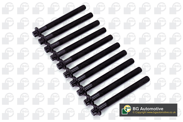 Комплект болтів з головкою системи TORX з чорного металу RENAULT F4R/F4P BGA (BK4304) BGA фото 2