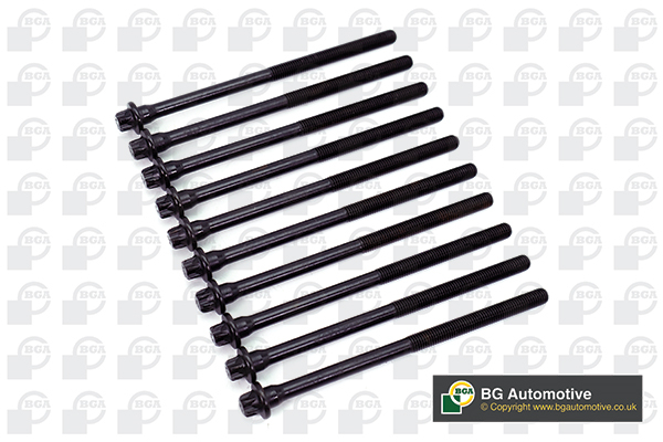 Комплект болтів з головкою системи TORX з чорного металу PEUGEOT 1007 2005-2009, 106 1996-2003, 205 1991-1996, 206 2 BGA (BK6364) BGA фото 2