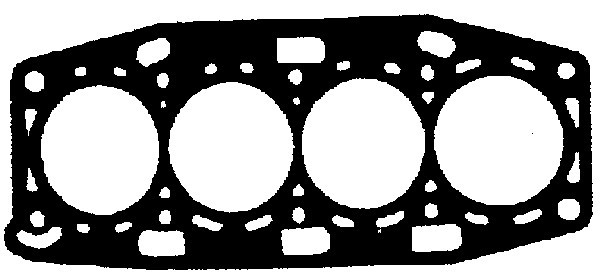 Прокладка головки блока арамідна Г/Б MITSUBISHI 1.6 16V/1.8 16V 4G92/4G93 BGA (CH9345) BGA фото 2