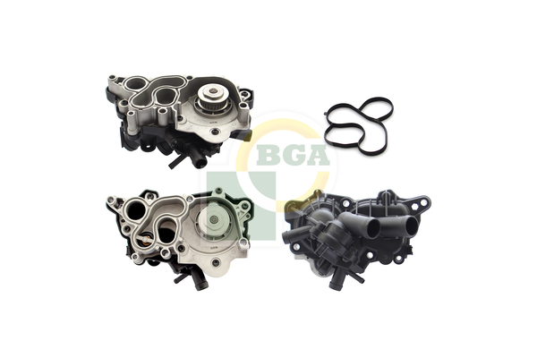 Помпа водяна З КОРПУСОМ AUDI / VW / SEAT / SKODA: A1 , A3 , IBIZA , LEON , FAB BGA (CP0110H) BGA фото 2