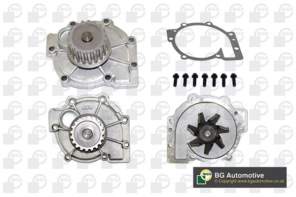 Помпа водяна FORD FOCUS 2005-2011, MONDEO 2007-2010, S-MAX 2006-2010, RENAULT BGA (CP2930) BGA фото 2