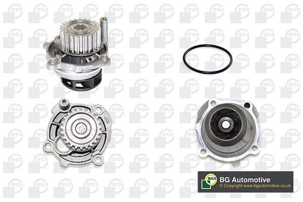 Помпа водяна SKODA OCTAVIA 2007-2009, VOLKSWAGEN BEETLE 2003-2011, BORA 2000-2 BGA (CP3176) BGA фото 2