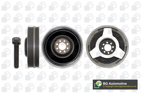 Шків ременя генератора AUDI A4 2004-2006, A6 2002-2005, ALLROAD 2003-2005, SKODA SUPERB BGA (DP0200K) BGA фото 2