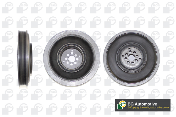 Шків ременя генератора AUDI A4 2006-2010, A6 2006-2008, A8 2005-2010, ALLROAD 2006-2009, BGA (DP0202) BGA фото 2