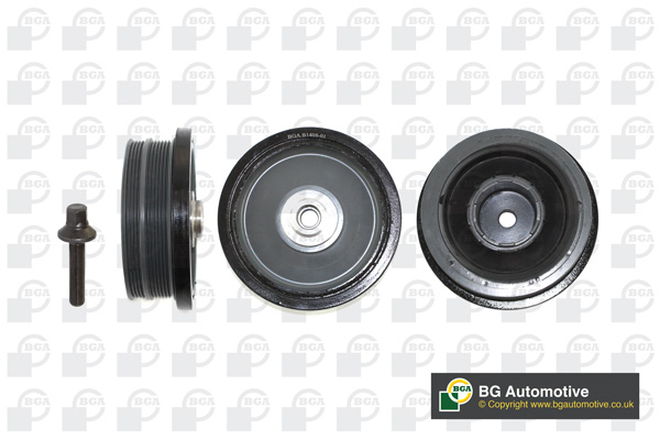 Шків ременя генератора BMW 1 SERIES 2004-2007, 3 SERIES 2009-2012, 5 SERIES 2007-2010, X BGA (DP0374K) BGA фото 2
