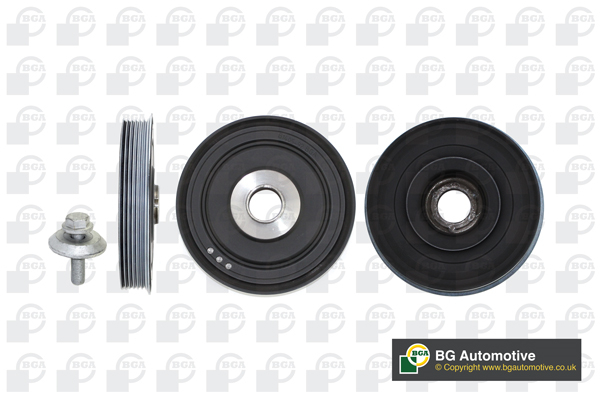 Шків ременя генератора CITROEN BERLINGO 2008-2012, C1 2005-2011, C2 2005-2010, C3 2010-2 BGA (DP0597K) BGA фото 2