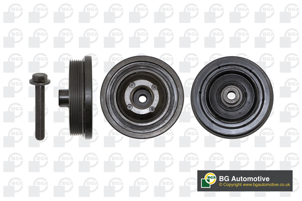 Шків ременя генератора FORD FOCUS 2002-2005, GALAXY 2006-2010, MONDEO 2007-2012, S-MAX 2 BGA (DP0833K) BGA фото 2
