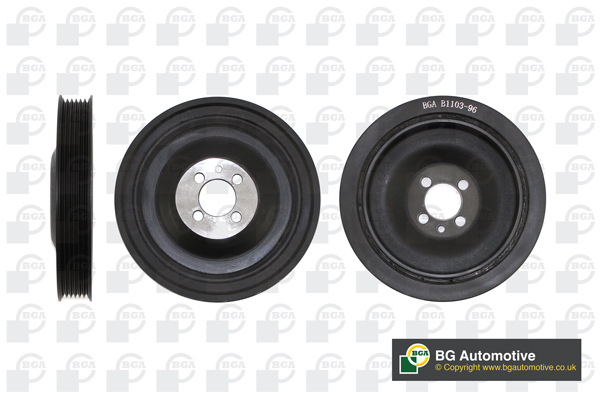 Шків ременя генератора OPEL / VAUXHALL ASTRA 2007-2011, SIGNUM 2004-2008, VECTRA 2004-20 BGA (DP0855) BGA фото 2