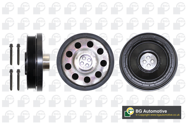 Шків ременя генератора BMW 5 (E60) 520 D/2001.12 - 2010.03 BGA (DP0936K) BGA фото 2