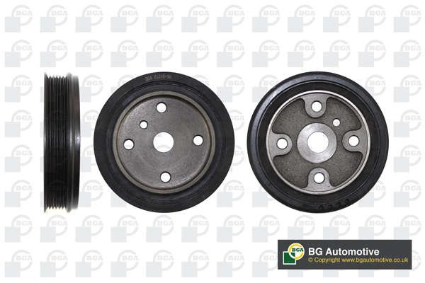 Шків ременя генератора VOLVO S60 2005-2010, S80 2001-2006, V70 2005-2007, XC70 2005-2007 BGA (DP0990) BGA фото 2