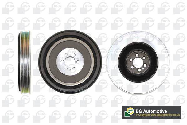 Шків ременя генератора ALFA ROMEO 156 2002-2003, 159 2007-2011, BRERA 2007-2011, SPIDER BGA (DP1001) BGA фото 2
