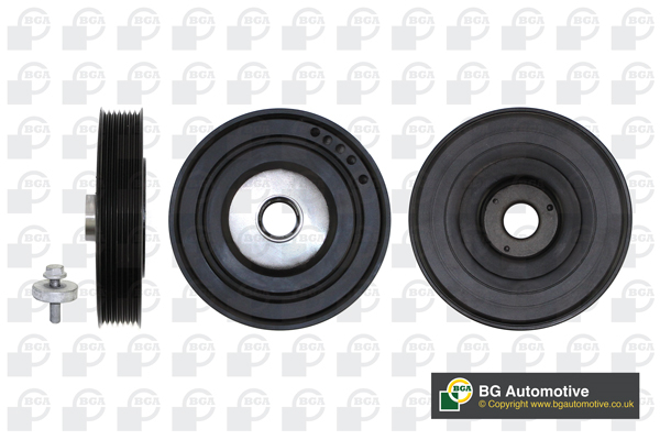 Шків ременя генератора NISSAN PRIMASTAR 2002-2006, OPEL / VAUXHALL MOVANO 2003-2006, VIV BGA (DP1047K) BGA фото 2