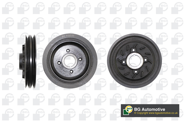 Шків ременя генератора HYUNDAI H100 1997-2002, MITSUBISHI CHALLENGER 1998-1999, L200 199 BGA (DP1701) BGA фото 2