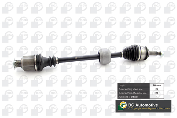 Піввісь DACIA BGA (DS1500R) BGA фото 2