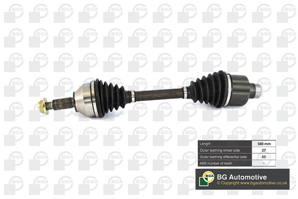 Піввісь FORD MONDEO III (B5Y), MONDEO III TURNIER (BWY), MONDEO III СЕДАН BGA (DS2303R) BGA фото 2