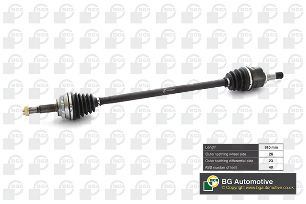 Піввісь TOYOTA COROLLA (_E12_); BGA (DS7610R) BGA фото 2