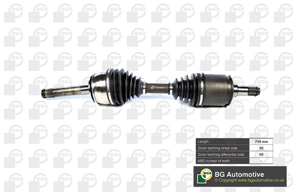 Піввісь TOYOTA BGA (DS9100) BGA фото 2