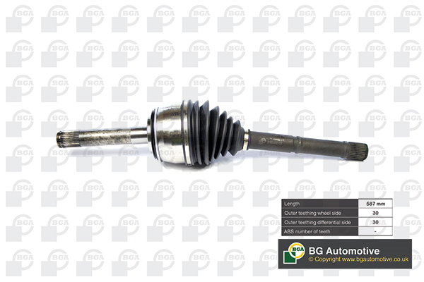 Піввісь TOYOTA BGA (DS9103) BGA фото 2