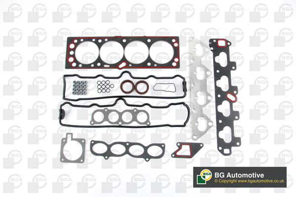 Комплект прокладок з різних матеріалів HEAD OPEL 1.6I 16V DOHC X16XEL 94- BGA (HK3560) BGA фото 2
