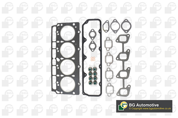 Комплект прокладок з різних матеріалів HEAD FORD TRANSIT D25T 92- БЕЗ BGA (HK7368) BGA фото 2