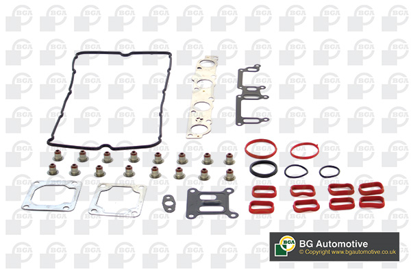 Комплект прокладок з різних матеріалів HEAD БЕЗ ПР. Г/Б FORD MONDEO/TRANSIT 2.0 DI 00- D6BA BGA (HN5337) BGA фото 2