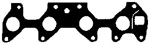 Прокладка колектора двигуна арамідна КОЛЛ. IN DAEWOO/OPEL 1.3/1.5/1.4/1.6 A13DM/A15DM/C14SE/C16SE BGA (MG9347) BGA фото 2