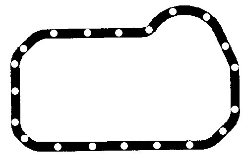 Прокладка піддону картера арамідна OIL PAN AUDI/SEAT/VW 1.3/1.6/1 BGA (OP3331) BGA фото 2
