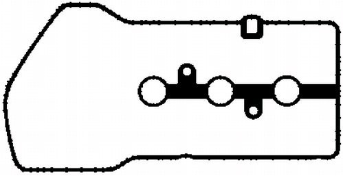 Прокладка клапанної кришки гумова КЛ. КР. PSA/DAIHATSU/TOYOTA 1.0 1KR-FE 05-12 BGA (RC6563) BGA фото 2