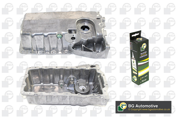 Піддон картера ДВЗ VOLKSWAGEN BEETLE 2004-2011, BORA 2001-2005, GOLF 2000-2006 BGA (SP0108) BGA фото 2