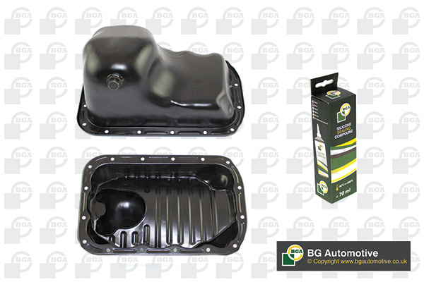 Піддон картера ДВЗ CHEVROLET MATIZ 2005-2011 BGA (SP1200) BGA фото 2