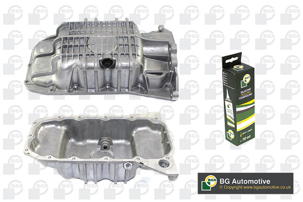 Піддон картера ДВЗ FORD C-MAX 2007-2011, FIESTA 2012-, FOCUS 2009-2011, FOCUS C-MAX BGA (SP2310) BGA фото 2