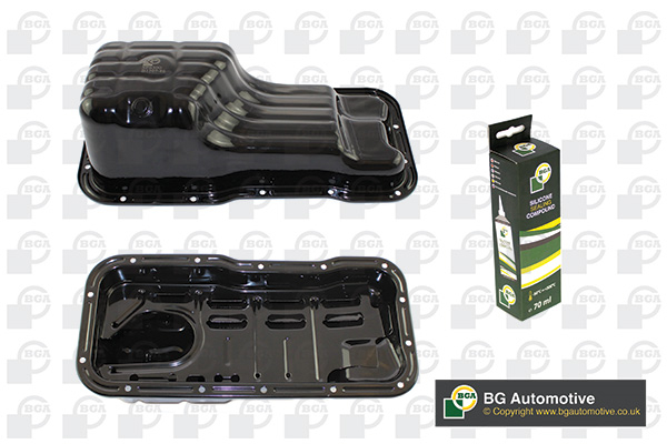 Піддон картера ДВЗ NISSAN ALMERA 2002-2006, PRIMERA 2002-2007, SUNNY 1993-1995 BGA (SP6300) BGA фото 2