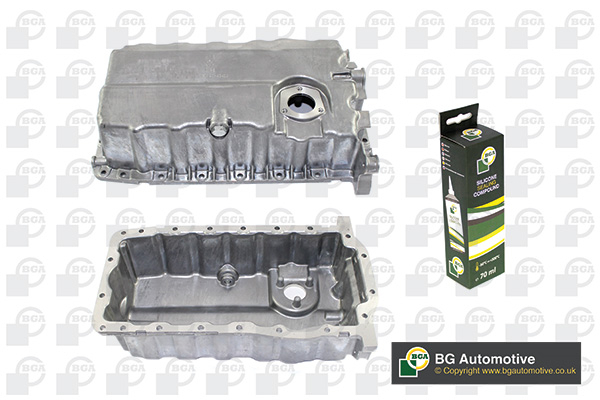 Піддон картера ДВЗ VAG CADDY/GOLF 2.0TDI 2004-2011 + ГЕРМЕТИК BGA (SP9607) BGA фото 2
