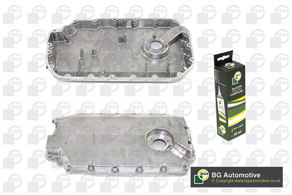 Піддон картера ДВЗ AUDI A4 2004-2006, A6 2002-2005, SKODA SUPERB 2003-2008, VOLKSWAG BGA (SP9610) BGA фото 2