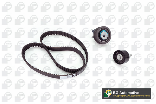 Роликовий модуль натягувача ременя (ролик, ремінь) VOLKSWAGEN UP SEAT MII SKODA CITIGO, OCTAVIA BGA (TB9650K) BGA фото 2
