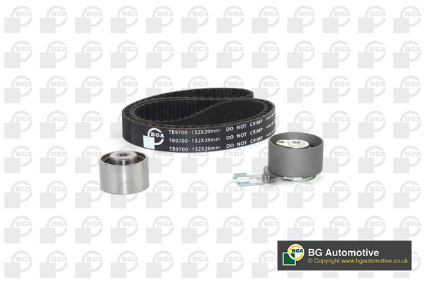 Роликовий модуль натягувача ременя (ролик, ремінь) VOLVO C30 2010-2013, C70 2006-2010, S40 2010-2013, S60 2010-2012, BGA (TB9700K) BGA фото 2