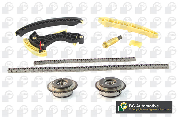 Комплект привідного ланцюга MERCEDES BENZ C CLASS M271.946 2002-2007 С ДВУМЯ ШЕСТРЕНЯМИ BGA (TC5660VFK) BGA фото 2