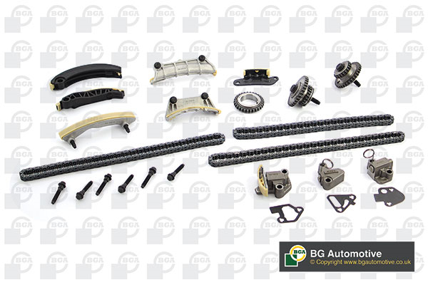 Комплект привідного ланцюга OPEL VECTRA C (Z02) 2.8 V6 TURBO (F69) 2005.08 - 2008.08 BGA (TC9504FK) BGA фото 2
