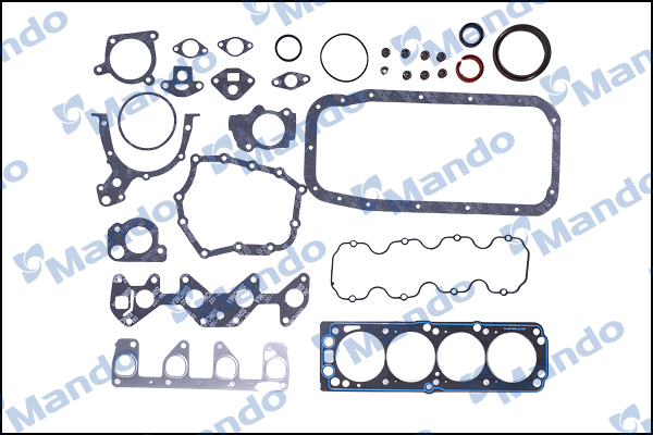 Комплект прокладок з різних матеріалів FULL DAEWOO LANOS 1.5 8V A13DM/A15DM 97- NON ASBESTOS MANDO (DNP93740202) Mando фото 2